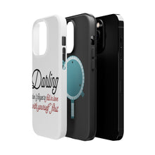 DistinctInk ToughCase for Apple iPhone, Compatible with MagSafe Charging - Darling Don't Forget to Fall In Love with Yourself