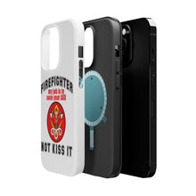 DistinctInk ToughCase for Apple iPhone, Compatible with MagSafe Charging - Firefighter - Job is to Save You