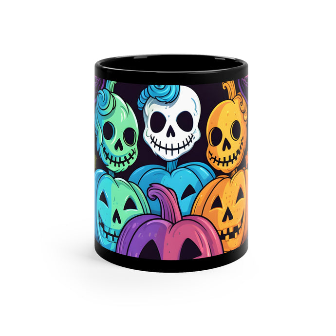 DistinctInk Black Coffee Mug - Creating Lasting Memories for Halloween LGBTQ+ Pride