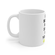 DistinctInk Glossy White Coffee / Tea Mug - Don't Believe in Plastic Surgery But Go Ahead