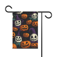 DistinctInk Garden & House Banner Flag with "Halloween Haunts and Pumpkin Pals" Design for Halloween