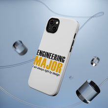 DistinctInk ToughCase for Apple iPhone, Compatible with MagSafe Charging - Engineering Major Always Right By Design