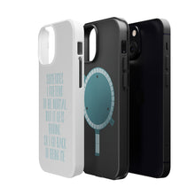 DistinctInk ToughCase for Apple iPhone, Compatible with MagSafe Charging - I Pretend to be Normal But It Gets Boring