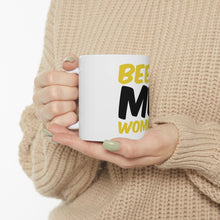 DistinctInk Glossy White Coffee / Tea Mug - Beer Me Woman!