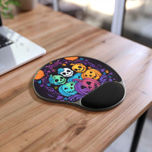 DistinctInk Mouse Pad with Wrist Rest  with Creating Lasting Memories Design for Halloween  LGBTQ+ Pride