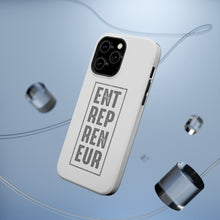DistinctInk ToughCase for Apple iPhone, Compatible with MagSafe Charging - Entrepreneur Word Art
