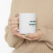 DistinctInk Glossy White Coffee / Tea Mug - Life Only Listens When I Talk In My Sleep