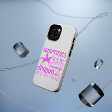 DistinctInk ToughCase for Apple iPhone, Compatible with MagSafe Charging - Sometimes It's the Princess Who Kills the Dragon
