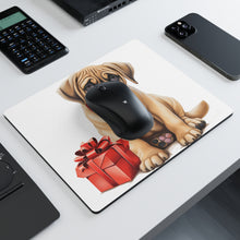 DistinctInk Mouse Pad - 1/4" Foam Rubber - Boerboel Puppy Drawing