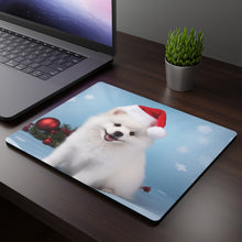 DistinctInk Mouse Pad - 1/4" Foam Rubber - American Eskimo Dog Puppy