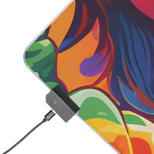 DistinctInk LED Gaming Mouse Pad with Addictive Adventure Story Design for LGBTQ+ Pride