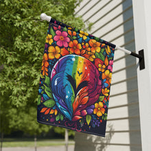 DistinctInk Garden & House Banner Flag with A World of Possibilities Design for LGBTQ+ Pride