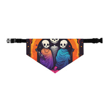DistinctInk Adjustable Pet Banana Collar with The Paths We Choose Design for Halloween LGBTQ+ Pride