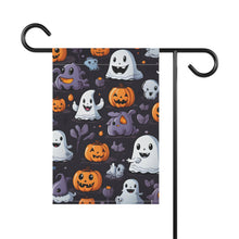 DistinctInk Garden & House Banner Flag with Spooky Bat-o-lanterns Design for Halloween