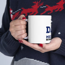 DistinctInk Glossy White Coffee / Tea Mug - Dad and Mechanic - Nothing Scares Me