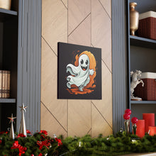 DistinctInk Canvas Wall Art with Silly Specter Sprites for Halloween