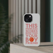 DistinctInk ToughCase for Apple iPhone, Compatible with MagSafe Charging - This Princes Scores More Than Your Boyfriend