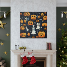 DistinctInk Canvas Wall Art with The Halloween Spell for Halloween