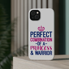 DistinctInk ToughCase for Apple iPhone, Compatible with MagSafe Charging - Perfect Combination of Princess & Warrior