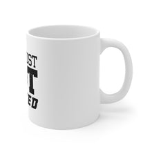DistinctInk Glossy White Coffee / Tea Mug - You Just Got Served Volleyball