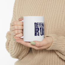 DistinctInk Glossy White Coffee / Tea Mug - Defenders Rule