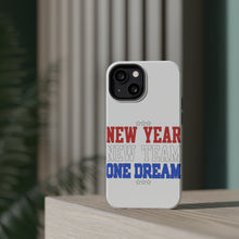 DistinctInk ToughCase for Apple iPhone, Compatible with MagSafe Charging - New Year New Team One Dream