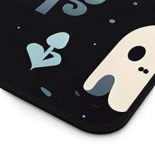 DistinctInk Desk Mat with Ghastly Skeletal Shadows Design for Halloween