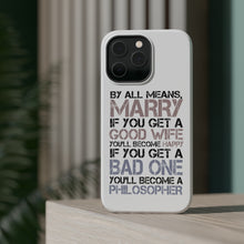 DistinctInk ToughCase for Apple iPhone, Compatible with MagSafe Charging - Marry - Good Wife Become Happy