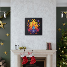 DistinctInk Canvas Wall Art with Finding Your Purpose in Life for Halloween LGBTQ+ Pride
