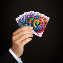 DistinctInk Playing Poker Cards with The Road to Fulfillment Design for LGBTQ+ Pride