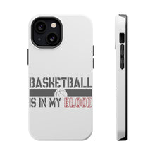 DistinctInk ToughCase for Apple iPhone, Compatible with MagSafe Charging - Basketball is in My Blood