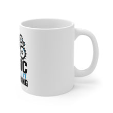 DistinctInk Glossy White Coffee / Tea Mug - People Think It's Magic It's Engineering