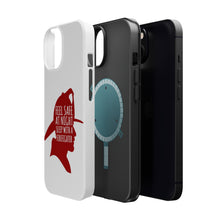 DistinctInk ToughCase for Apple iPhone, Compatible with MagSafe Charging - Feel Safe at Night Sleep with a Firefighter