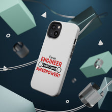DistinctInk ToughCase for Apple iPhone, Compatible with MagSafe Charging - I'm an Engineer What's Your Superpower