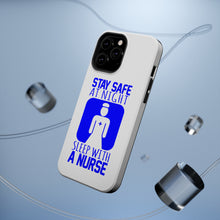 DistinctInk ToughCase for Apple iPhone, Compatible with MagSafe Charging - Stay Safe at Night Sleep With a Nurse