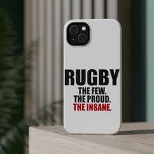 DistinctInk ToughCase for Apple iPhone, Compatible with MagSafe Charging - Rugby The Few The Proud the Insane
