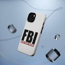 DistinctInk ToughCase for Apple iPhone, Compatible with MagSafe Charging - FBI Fanatic Boxing Individual