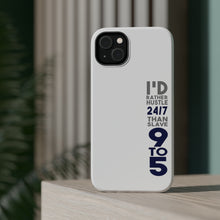 DistinctInk ToughCase for Apple iPhone, Compatible with MagSafe Charging - Rather Hustle 24/7 Than Slave 9 to 5