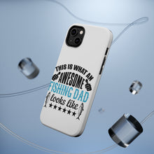 DistinctInk ToughCase for Apple iPhone, Compatible with MagSafe Charging - This is What Awesome Fishing Dad Looks Like