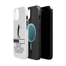 DistinctInk ToughCase for Apple iPhone, Compatible with MagSafe Charging - Golf Talent Loading Please Wait