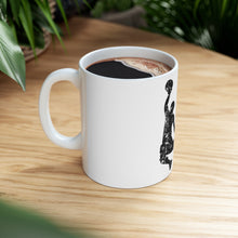 DistinctInk Glossy White Coffee / Tea Mug - #Dunkzilla Dunk Basketball