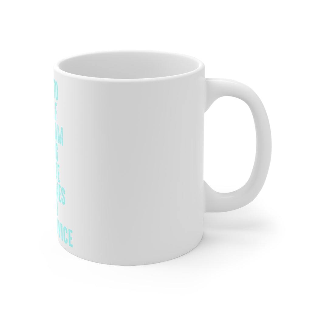 Glossy White Coffee / Tea Mug - I Talk To Myself Fishing Need Expert Advice, view 3