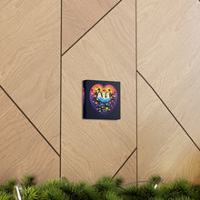 DistinctInk Canvas Wall Art with A Life Of Adventure for Halloween LGBTQ+ Pride
