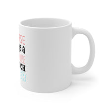 DistinctInk Glossy White Coffee / Tea Mug - ER Nurse Just Like Regular But Cooler
