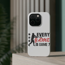 DistinctInk ToughCase for Apple iPhone, Compatible with MagSafe Charging - Baseball Every Game is Game 7