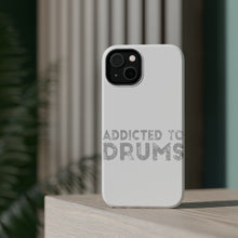 DistinctInk ToughCase for Apple iPhone, Compatible with MagSafe Charging - Addicted to Drums