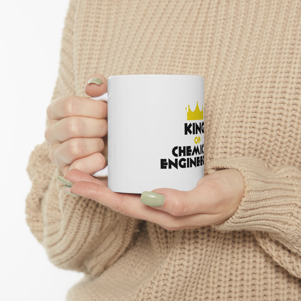 Glossy White Coffee / Tea Mug - King of Chemical Engineering, view 10