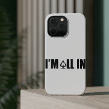 DistinctInk ToughCase for Apple iPhone, Compatible with MagSafe Charging - I'm All In - Poker Casino Cards Gambling