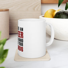 DistinctInk Glossy White Coffee / Tea Mug - Date Engineer or Raise Your Standards