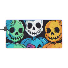 DistinctInk LED Gaming Mouse Pad with Creating Lasting Memories Design for Halloween  LGBTQ+ Pride